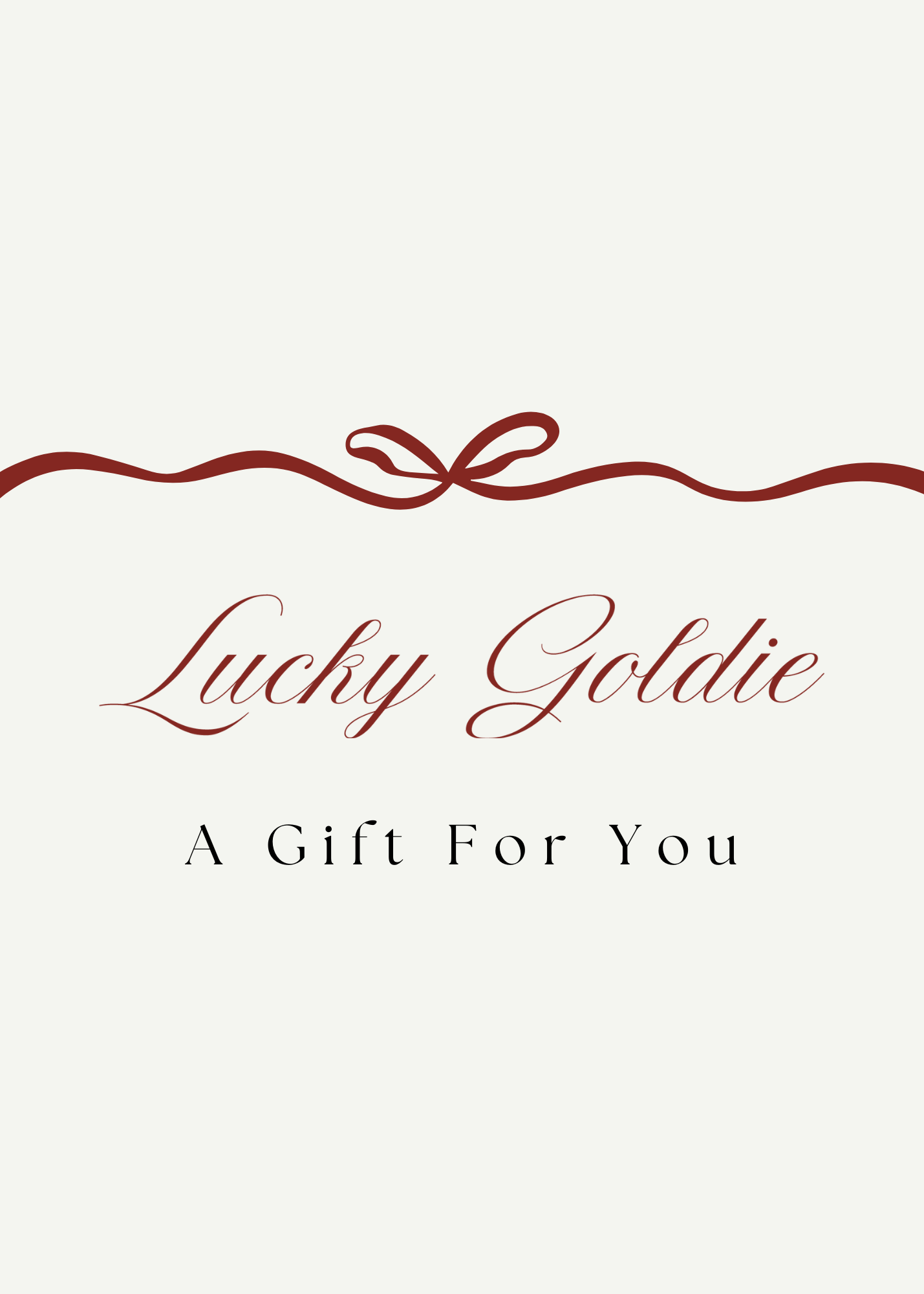 Lucky Goldie Gift Card