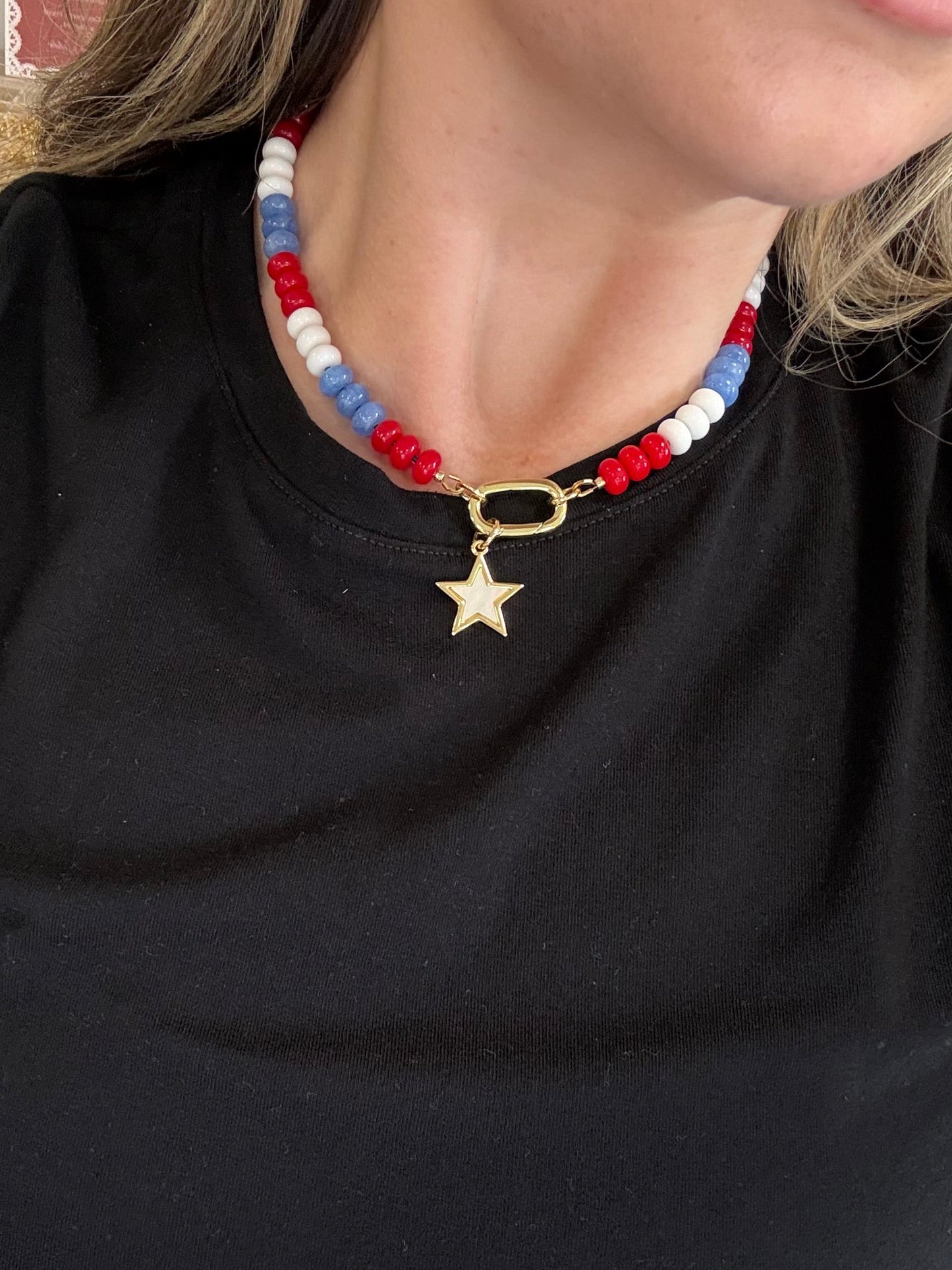 4th of July Necklace