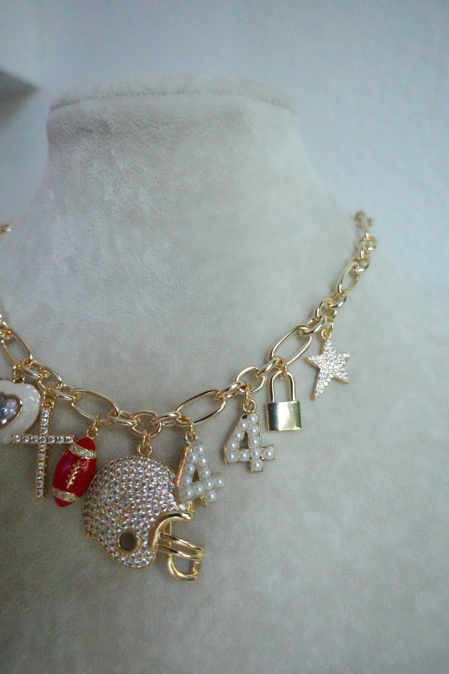 Football Charm Necklace
