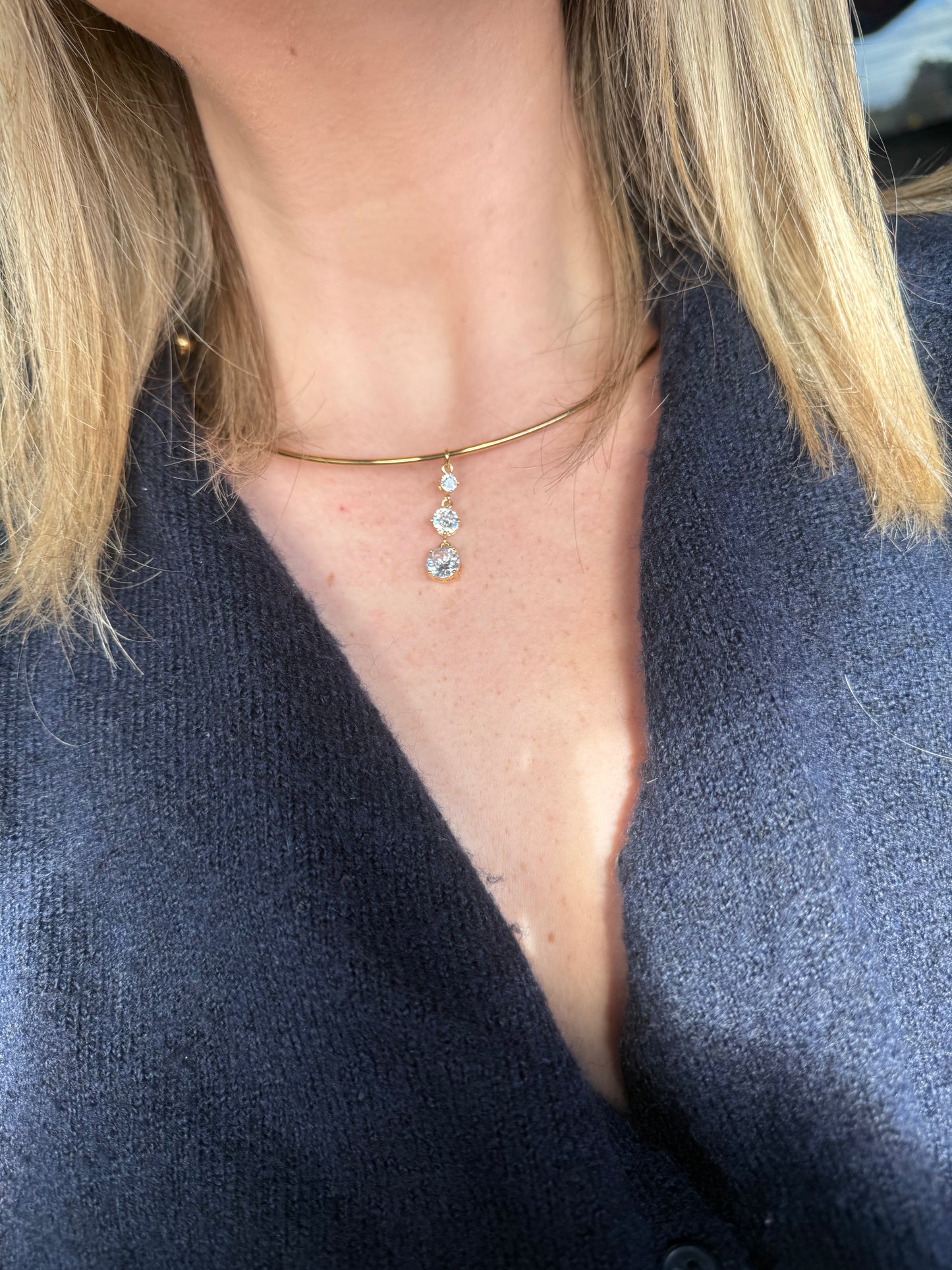 Lustre Drop Necklace