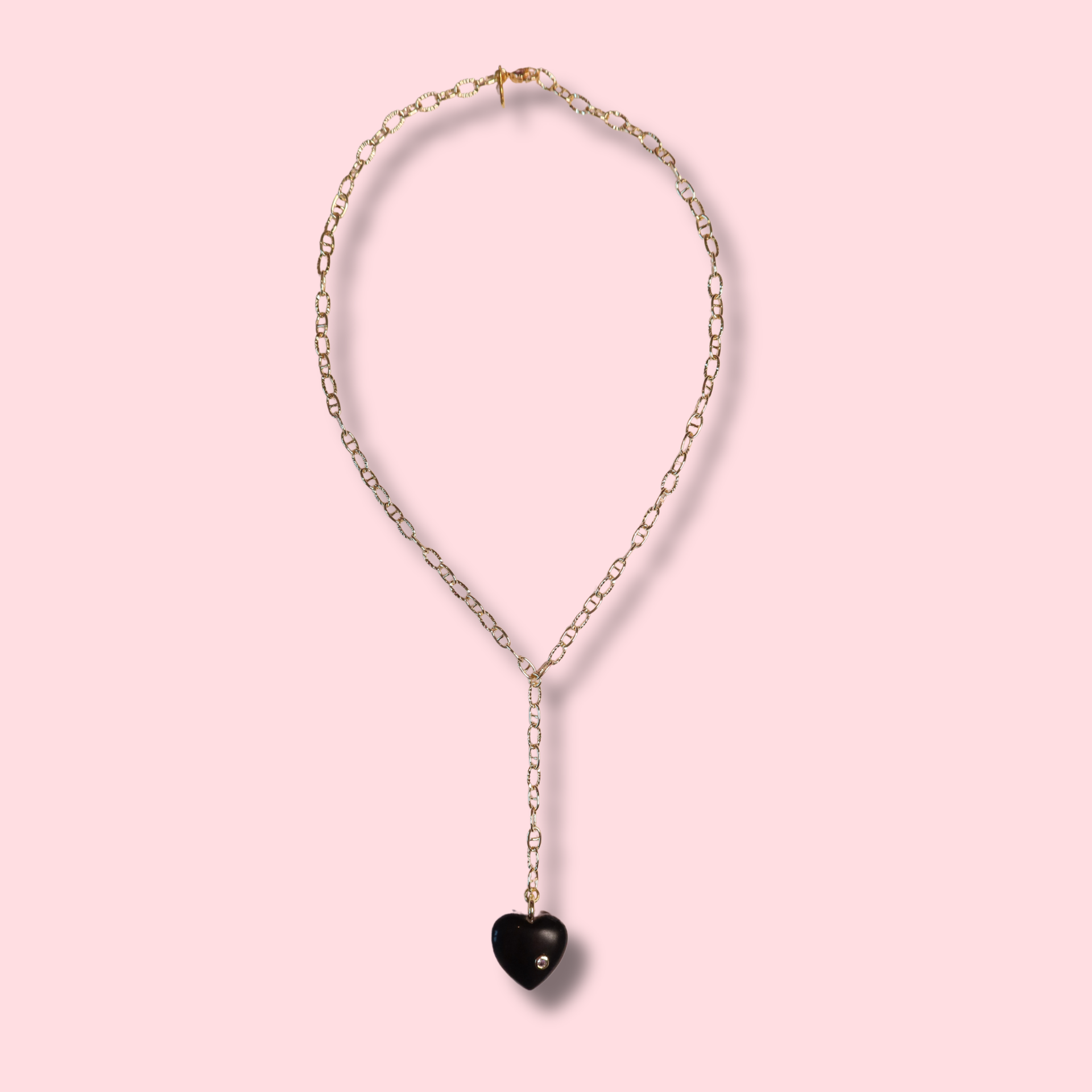 Heartbreaker Lariat Necklace | Lucky Goldie